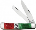 Case DARK RED/ BRIGHT GREEN TRAPPER - 65100