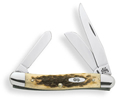 Case 039 Medium Stockman 6318 CV Amber Jigged Bone