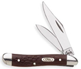 Case 046 Peanut Knife 6220SSBrown Synthetic Handle