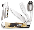 Case Hobo Amber Bone HOBO Knife 00052