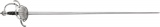Cold Steel RIBBED SHELL SWEPT HILT RAPIER - 88CHR