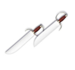 Cold Steel 88BF Butterfly Swords Hardwood Grip
