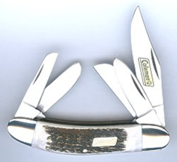 Coleman Coleman Stg Bone Sowbelly Knives 704ST