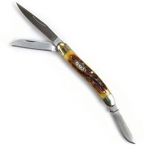 Columbia River 6063Jig Bone3 Blade Stockman Knife