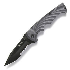 Columbia River Tiny Tighe Breaker Blk Combo Knives 1097K