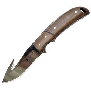 Columbia River Kuskokwin Dp Pt Gut Hook-lth Knives 2820