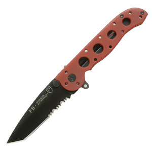 Columbia River Fire Dept,combo,blk Bld,red Knives M16-12FDZ