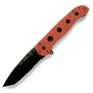Columbia River Fire Dept.combo,blk Blde,rd Knives M16-14FDZ