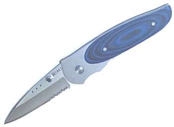 8012 Viele Wasp BlueBlack G10 Handle Combo Edge 8012