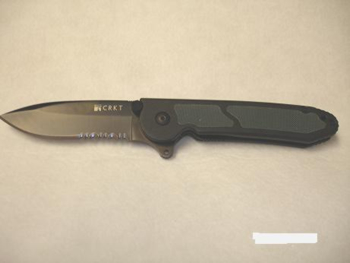 Columbia River M18-12KE Black-Green Inlay Knife