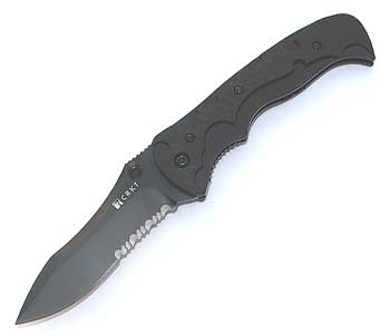 Columbia River 1091K My Tighe Black Assisted Combo Knife