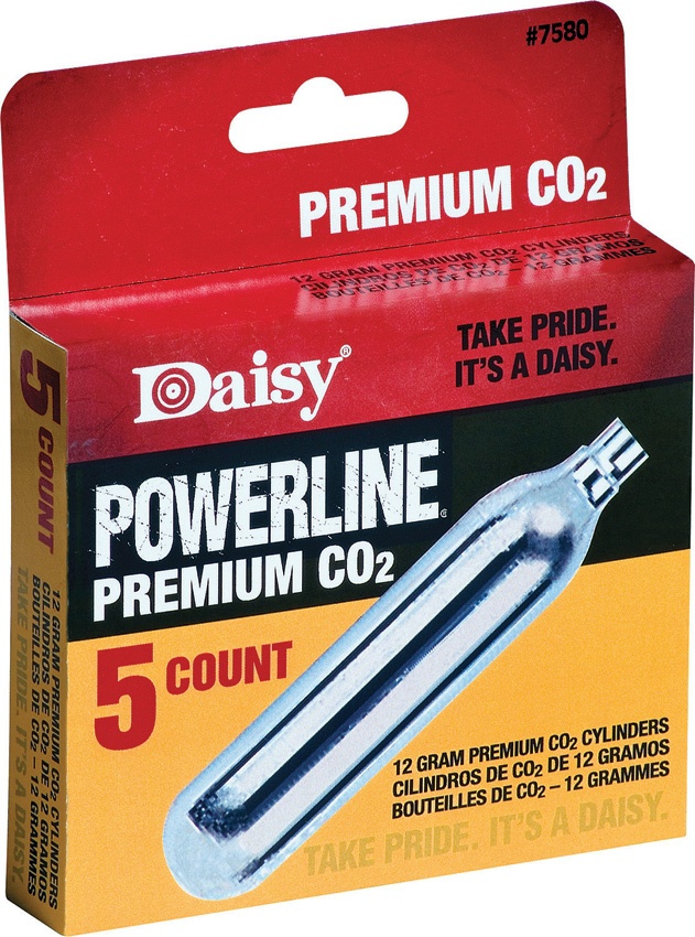 Daisy Powerline Co2 Cartridge 5ct BRKDAI7580