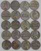 Lot of Twenty(20) 1942-1945 Silver War Nickels