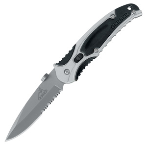 22-01582 Aluminum Presto Serrated Folding Knife 22-01582