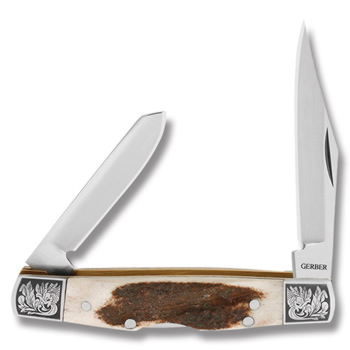 Gerber Stockman Stag ,2, Blade knives - multitools 22-01034