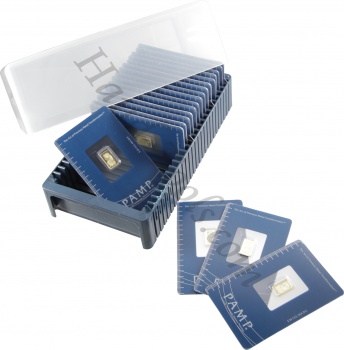 Pamp Suisse Storage Box for 1 gram to 1 oz Bullion