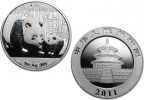 2011 Chinese Silver Panda 1 oz Coin - In Capsule