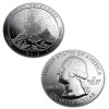 2012 Silver Hawaii Volcanoes Coin 5 oz .999