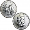 2012 Canadian Silver Moose 1 oz Coin .9999 Fine