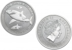 2014 Silver Australian Great White Shark 1/2 oz Coin