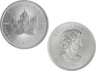 2014 Canadian Silver Maple Leaf 1 oz .9999 Fine