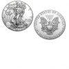 2015 1 oz Silver American Eagle Coin in Black Velveteen Bag