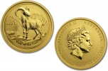 2015 Gold Australian Goat 1/10 oz Coin