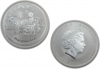 2015 Silver Australian Goat 1/2 oz Coin