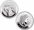 2017 Silver Australian Kookabura 1oz Coin with Rooster Privvy