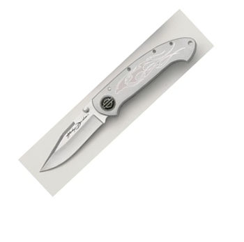 Harley Davidson H-d Flaming Legend Ii-slvr-ser Knives 35SS