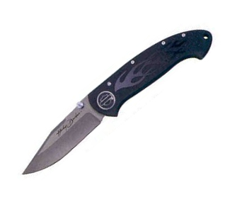Harley Davidson Flaming Legend Ii -black Knives 35B