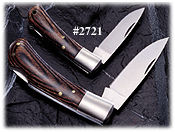 Ka-Bar Small Woodhandle Lockback knives 2721