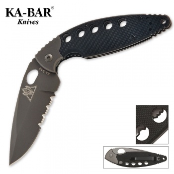 Ka-Bar TDI Side Lock Folder Serrated knife KB2483