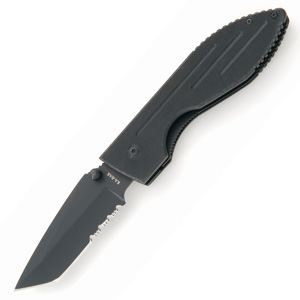 Ka-Bar Warthog Folder Tanto Serrated knives 3075