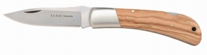 Ka-Bar Maserin Olive Wood Lockback Knife KM258