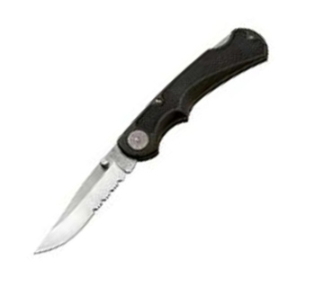 Ka-Bar 3006 Serrated Blade Knife Sturdy Handle