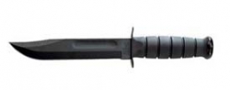 Ka-Bar 1258 Short Black Knife w/ Kydex Sheath