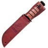 Ka-Bar 1217S LEATHER SHEATH USMC LOGO