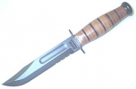 Ka-Bar 1252 Short USMC Serrated Knife