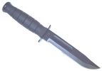 Ka-Bar 1257 Short Black Serrated Knife