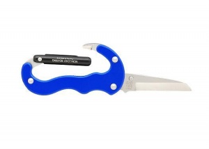 Mini Biner Blue 1002BL Spring Loaded Carabiner