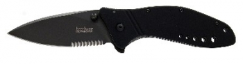 Kershaw Cyclone Serr Black Blade knives 1630BLKST