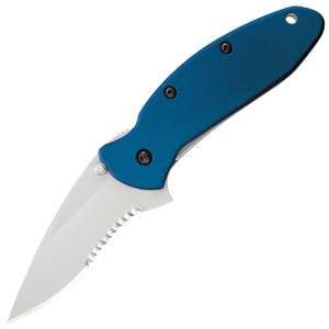 Kershaw Scallion - Aluminum Blue Serr knives 1620BLST
