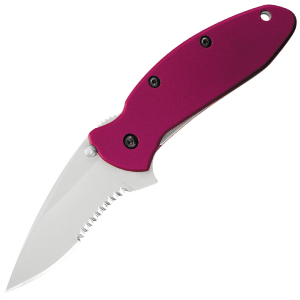 Kershaw Scallion - Aluminum Red Serr knives 1620RDST