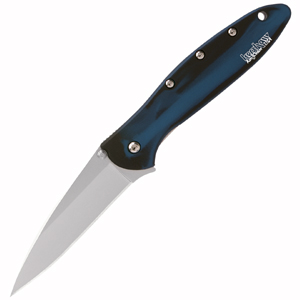 Kershaw Leek w- Smoke Black & Blue Anodized Aluminun Handle 1660BB