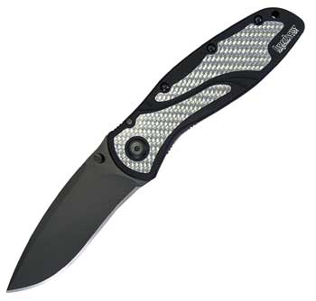Kershaw Blur - Silver Twill G10 Inlay knives 1670SG10
