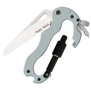 Kershaw Carabiner Tool Silver knives 1004SL