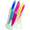 Kershaw PK2 ABS0900 9 Piece Colored Knife Set Acrylic Knife Block