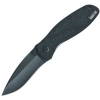 Kershaw Black Blur Knife W/ Plian Blade 1670BLK