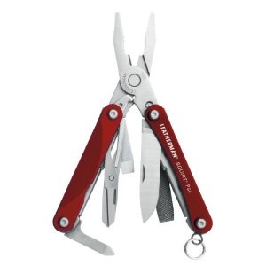 Leatherman Squirt PS4 831189 Red Aluminum Multitool